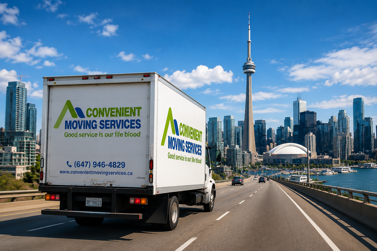 Convenient Moving Services same day moving truck